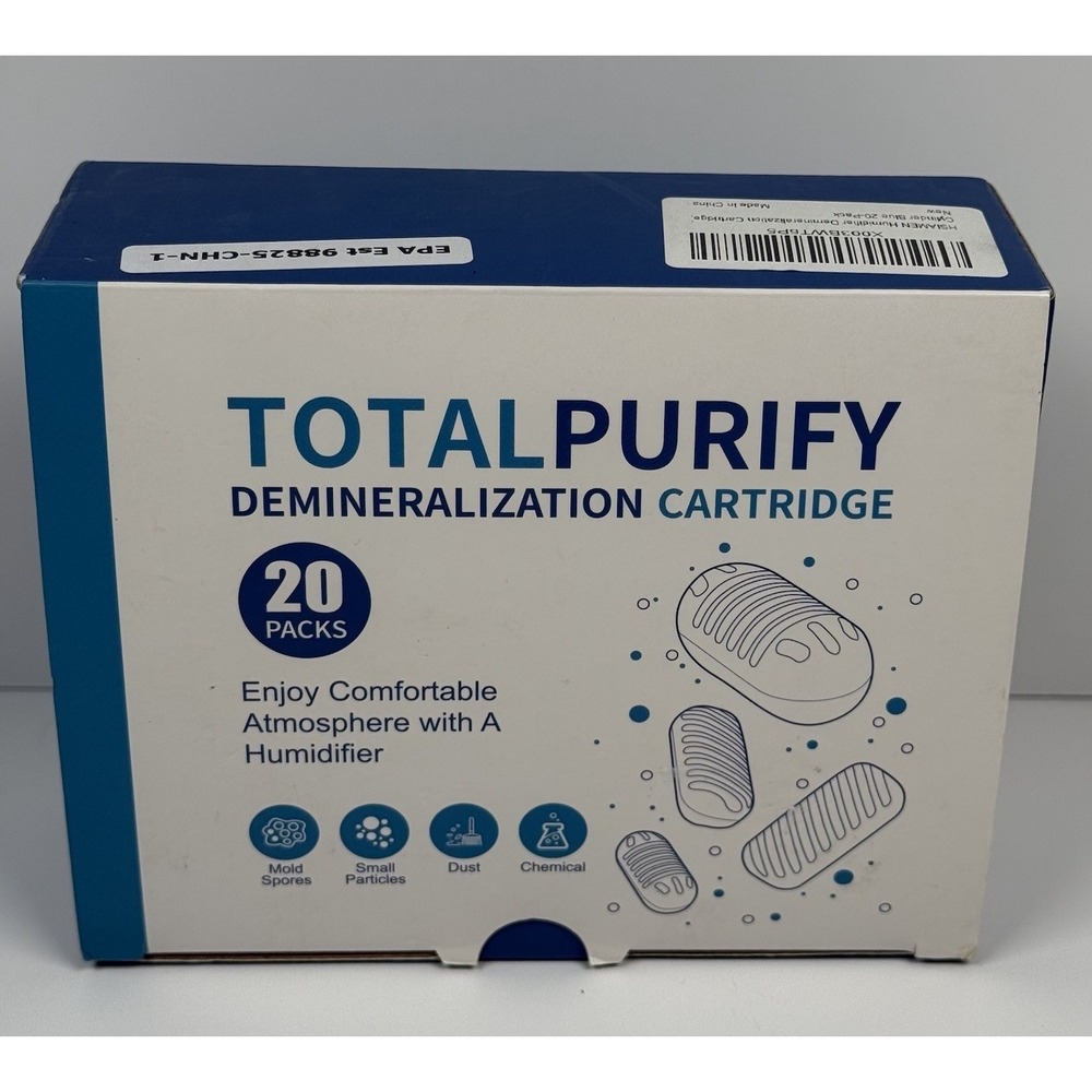 Total Purify Demineralization Cartridges 20 PACK‎ Cylinder Shape Humidifier NEW